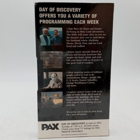 Day Of Discovery VHS Tape Cassette Sealed RBC Ministries Video Club Jan thru Mar - Picture 2 of 8